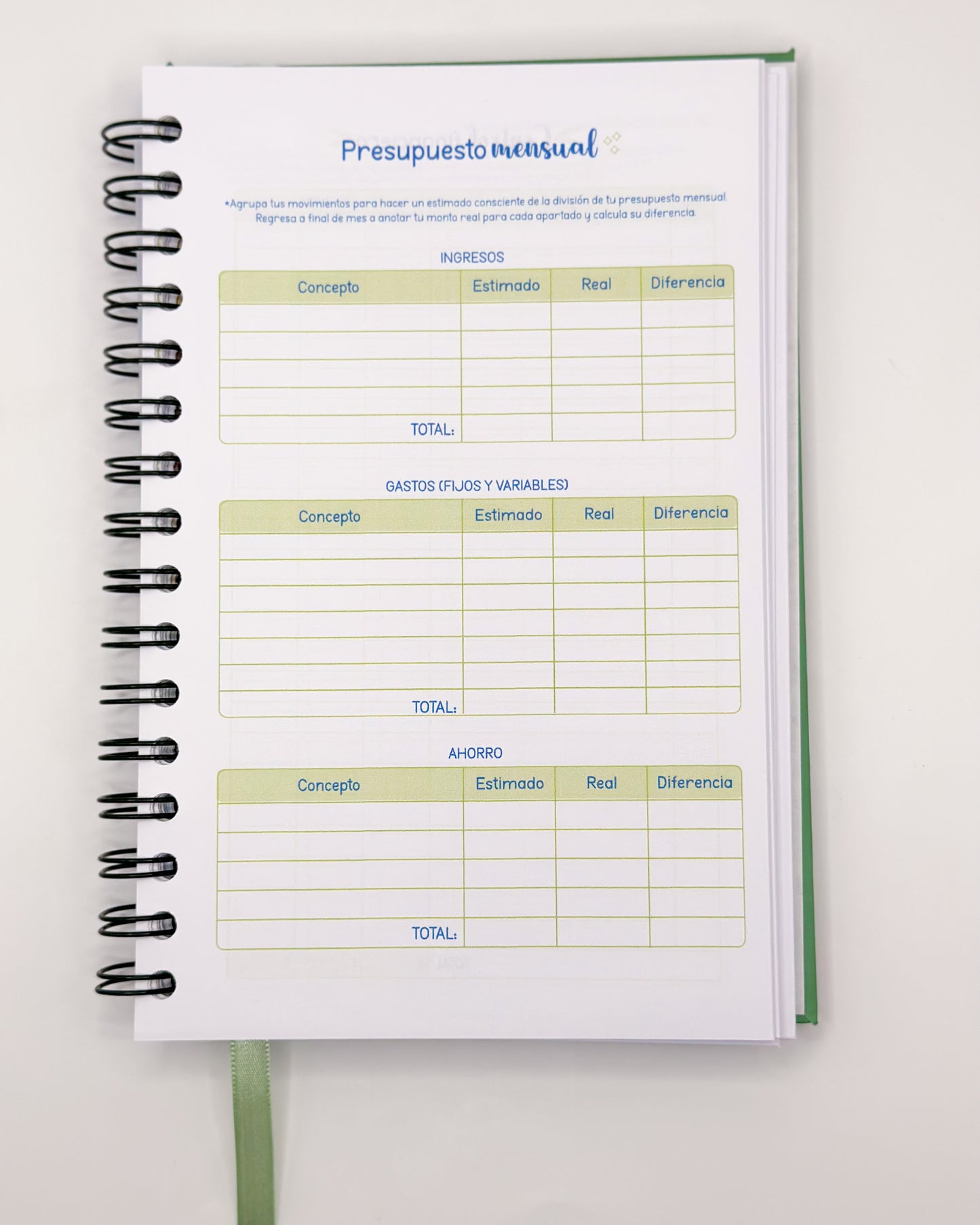 Libreta de finanzas