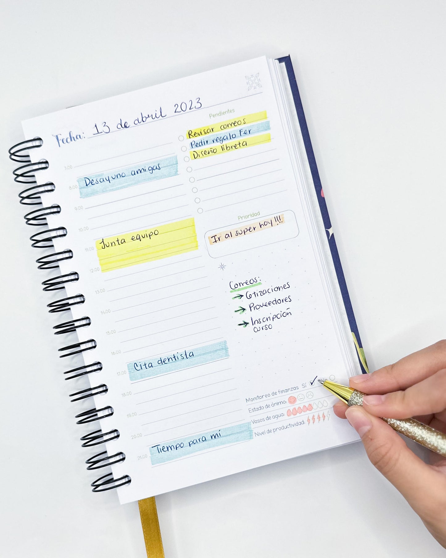 Agenda infinita + Marcadores Pelikan Pastel