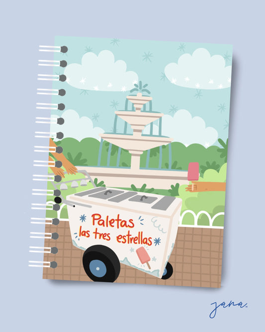 Libreta de notas "Paletas en el parque"