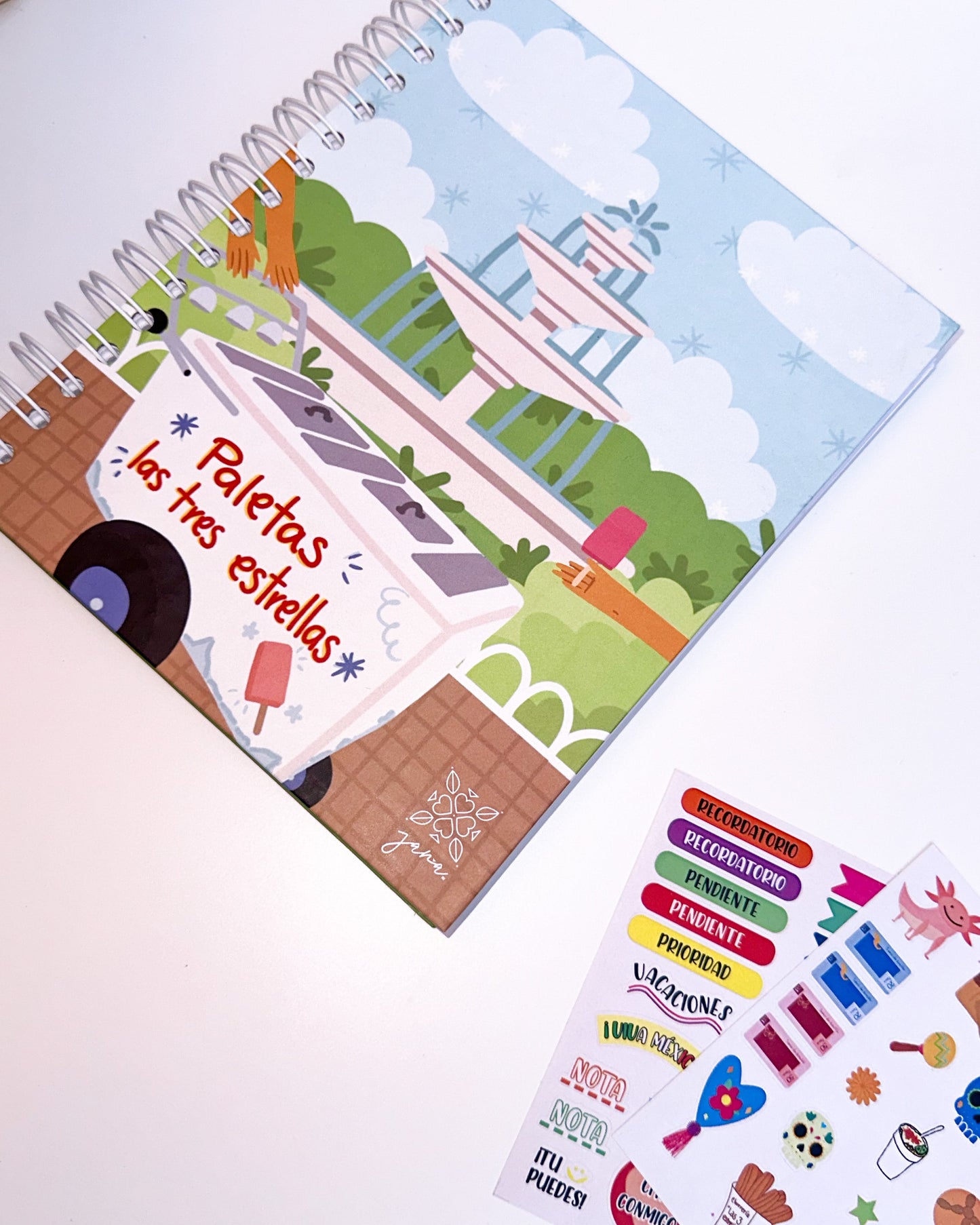 Libreta de notas "Paletas en el parque"