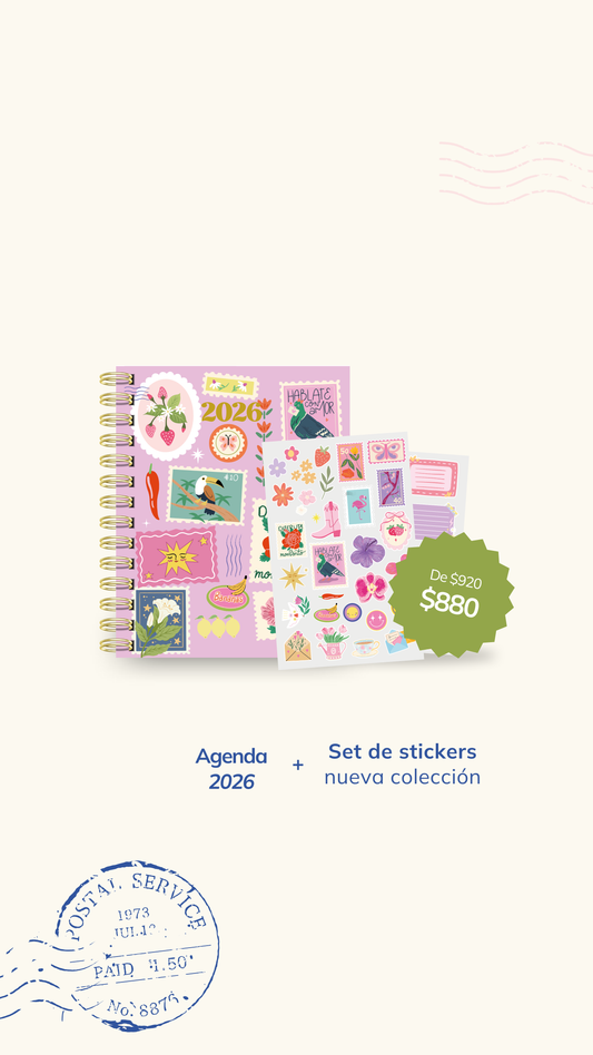 Agenda 2026 + Stickers 2026