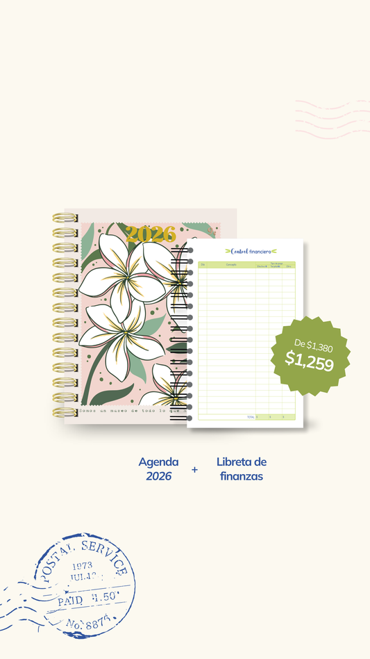 Agenda 2026 + Libreta de finanzas - Preventa